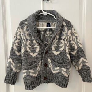 baby GAP Gray Cardigan 2T